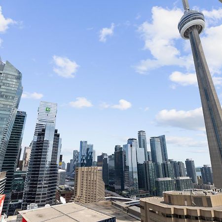 2Bedroom Cn Tower And Water Views - Free Parking - Rooftop Pool 토론토 외부 사진
